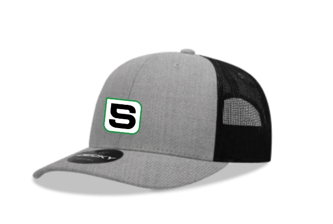 Trucker Hat: Gray/Black