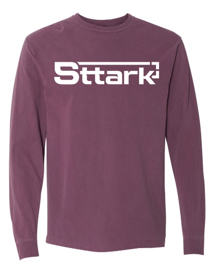 Long Sleeve Tee: Berry